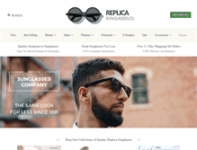 Tablet Screenshot of discountreplicasunglasses.com